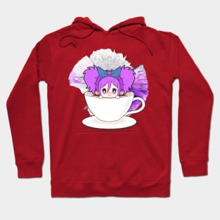 cute chibi coffee cup Hoodie